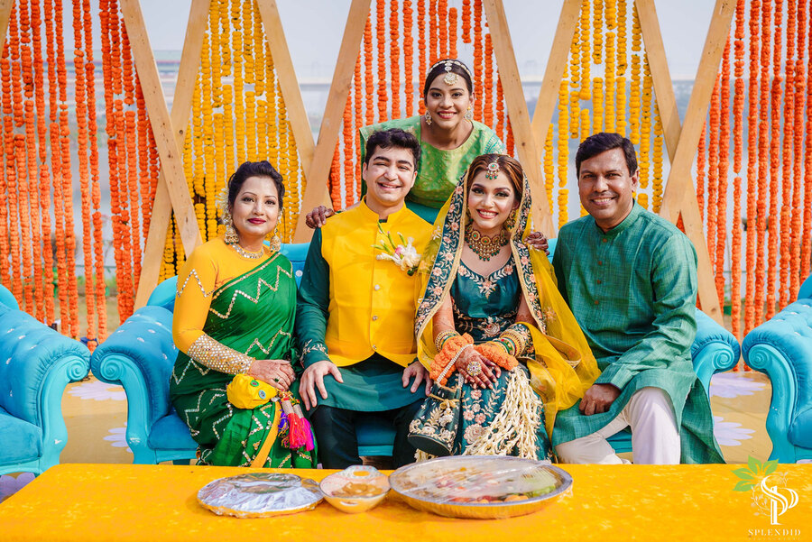A wedding celebration